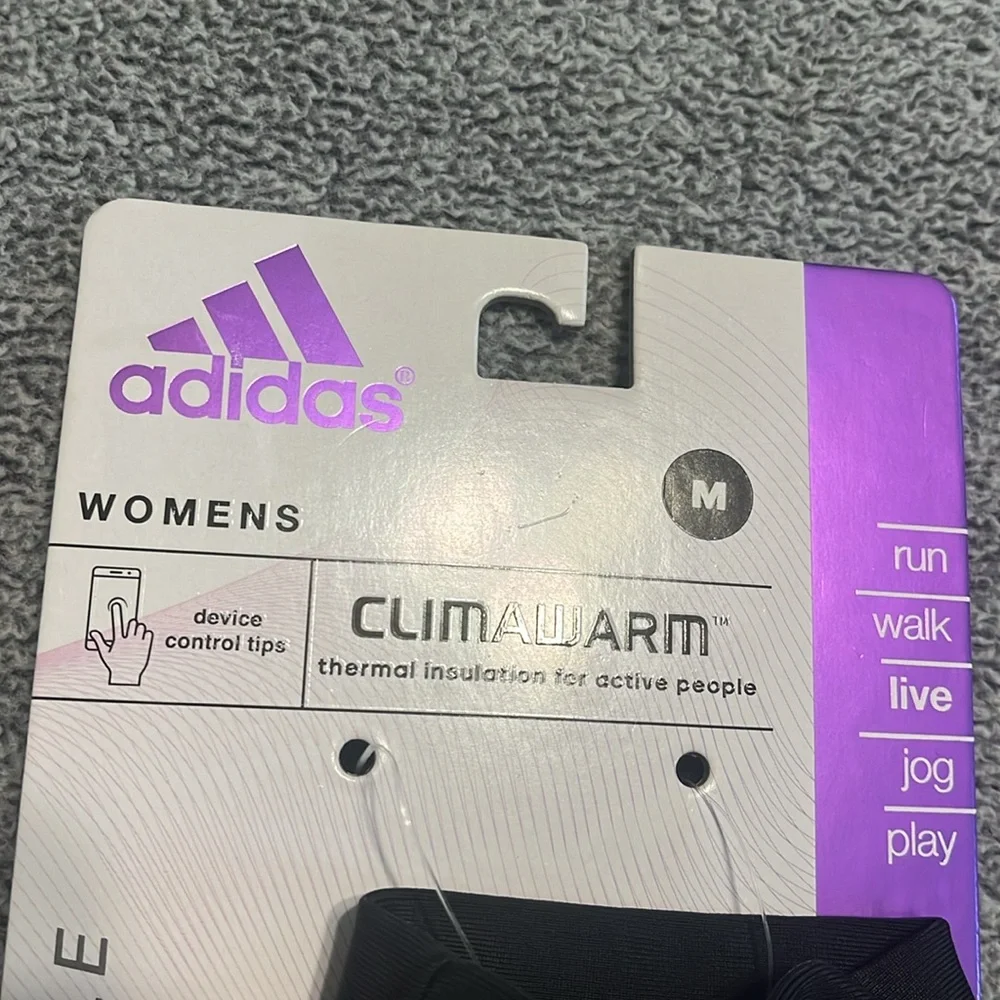 Adidas Black ClimaWarm Gloves